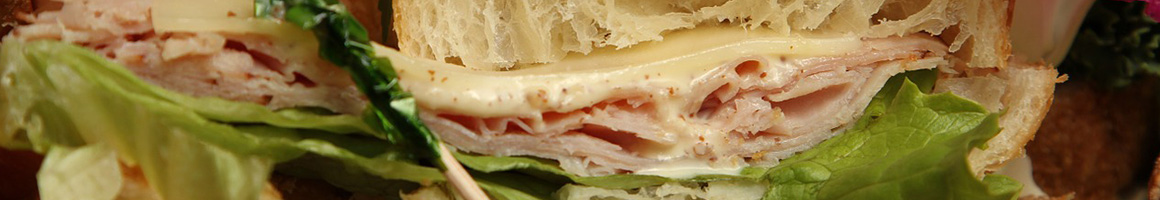 Eating Sandwich Cafe at The Eatery of Wallingford restaurant in Wallingford, CT.